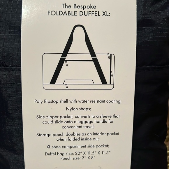 Bespoke Travel Essential Foldable Duffel XL - Picture 5 of 8